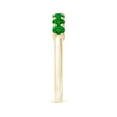 thumbnail image 3 of Angara Natural 0.7 Ct. Emerald Non Eternity Wedding Band in 14K Yellow Gold for Women (Ring Size: 3), 3 of 9