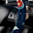 thumbnail image 5 of Christmas Sleigh 14.5 Inch Printing PVC Leather Car Wheel Cover Auto Accessories Steer Steering Wheel Covers Car Wheel Covers, 5 of 6