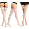 thumbnail image 7 of Bueautybox Thick Thigh Highs Lace Stockings Top Stockings Women's Sheer, 7 of 7