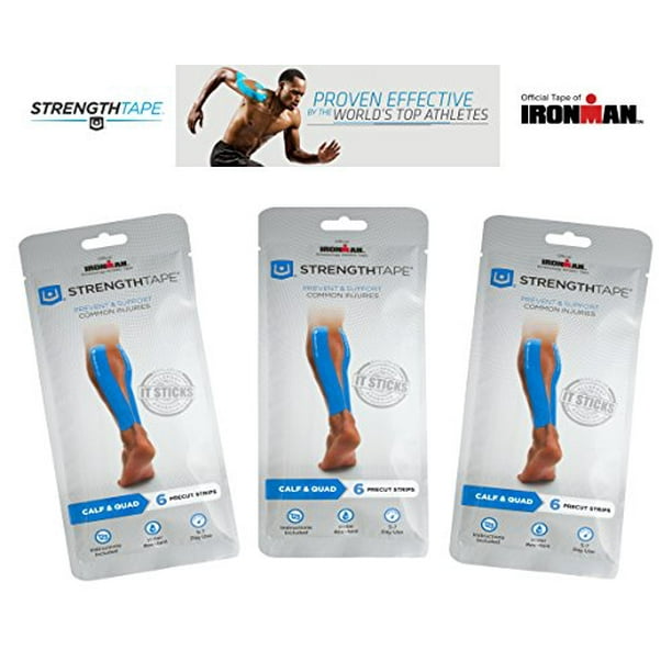 StrengthTape® Kinesiology Tape Muscle (Calf & Quad) Kit 3 pack