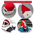 thumbnail image 6 of KelaJuan Christmas Motorcycle Shield Cover Santa Claus Hat Funny Plush Moto Armor Decoration Christmas Skiing Accessories for Men, 6 of 7