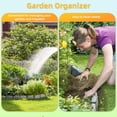thumbnail image 5 of 16 Pack(24FT) No Dig Landscape Edging with 48 Spikes,3 Inch Tall Stone Gray Faux Stone Edging for Landscaping,Garden,Flower Beds,Grass,Yard,Paver,Pathway Decorative Fence, 5 of 7