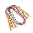 thumbnail image 2 of MasteelfCA 18pcs 100cm Circular Knitting Needles Set Professional Colorful Tube Circular Knitting Crochet Needles, 2 of 7