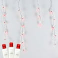thumbnail image 3 of Novelty Lights Christmas LED Icicle Light Set, Red, Wide Angle 5MM, White Wire, 7.5' Long, 70 Light, 3 of 3
