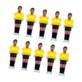 thumbnail image 2 of Lipstore 10 Pieces Foosball Men Set Soccer Table Mini Doll Table Football Men Yellow Dark Blue, 2 of 8
