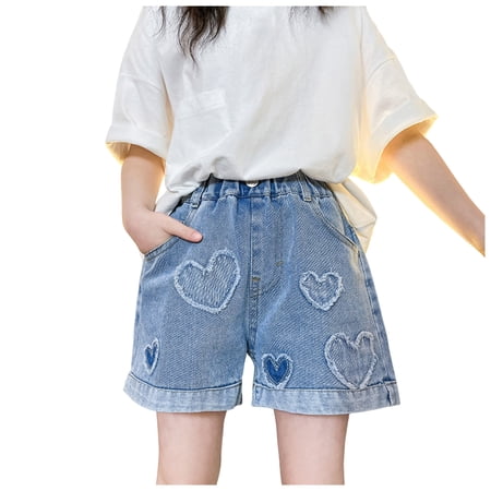 Soepste Shorts For Girls Girls Size 8 Clothes Athletic Running Gym Workout Kids Shorts For Girls