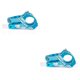 thumbnail image 2 of Soidarity Vástago de manillar de bicicleta de 31,8 mm, vástago de extensión de bicicleta de montaña ajustable de aluminio, adaptador desmontable Azul 2piezas Soidarity CBP208428, 2 of 5