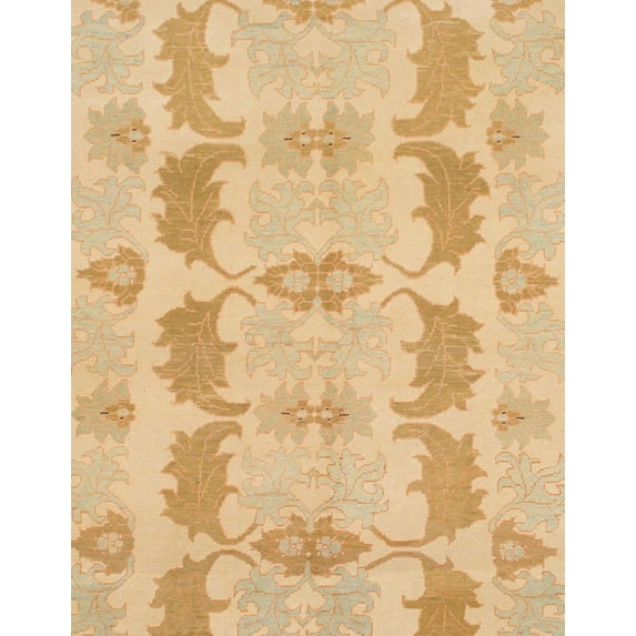 Ahgly Company Indoor Rectangle Abstract Yellow Abstract Area Rugs, 7' x 10'