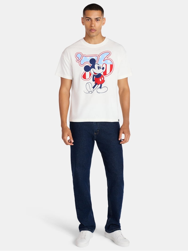 Disney Men's Mickey Mouse Spirit of 76 America 250 Graphic Tee