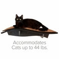 thumbnail image 4 of Arf Pets Cat Shelf, Wall-Mounted Curved Wooden Cat Perch - Holds Cats Up to 44 Lb - Pack of 2, 4 of 6