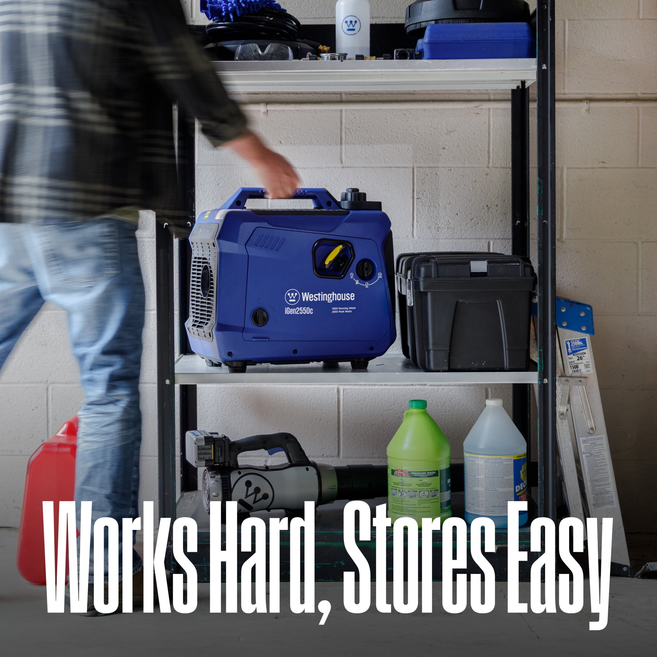 Westinghouse 2550 Peak Watt RV Ready, Gas Powered Portable Inverter Generator with CO Sensor