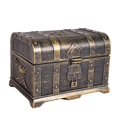 thumbnail image 2 of 6X Pirate Treasure Chest Decorative Treasure Chest Keepsake Jewelry Box Plastic Toy Treasure Boxes Bronze, 2 of 7