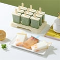 thumbnail image 3 of Dream Lifestyle Popsicles Molds Set, Plastic 9-Pack Ice Pop Molds with Plastic Sticks and Base,BPA Free & Reusable Homemade Popsicle Trays for Kids and Adults, 3 of 8