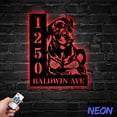 thumbnail image 5 of Handmadetneonsign Rottweiler Dog House Number Metal, Rottweiler Dog Home Number Metal Sign, Address Wall Decor 80660, 5 of 5