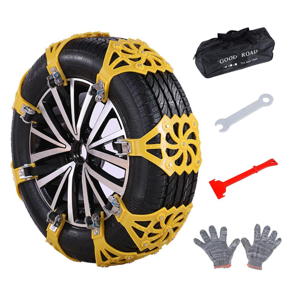 Snow Chains Reusable Anti Snow Chains of Car Portable Wheel Chain