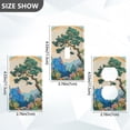 thumbnail image 7 of Yayeee Blank Wall Plate Cover 1-Gang 4.5"x2.7" Home Unused Decorative Outlet, Large Pine Tree, 7 of 7