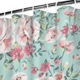 thumbnail image 3 of Pioneer Flower Floral Print Pattern Shower Curtain 72"x84" ,Bathroom Decorative Shower Curtains Set with 12 Hooks,Modern Waterproof Washable Shower Curtain, 3 of 6