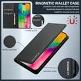 thumbnail image 6 of Wallet Case for iPhone 16 Pro Max, Classic Shockproof PU Leather Magnetic Flip Cover with Card Holder Stand Feature and Full Body Protection Phone Case Cover for iPhone 16 Pro Max, Black, 6 of 13