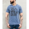 thumbnail image 2 of First of All I'm A Delight Shirt for Women and Men Funny Raccoon Tee for Adults Blue Jean Shirt Adult Medium, 2 of 4