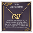 thumbnail image 3 of To Granddaughter To Granddaughter From Grandma Generations Inseparable Necklace, 3 of 7