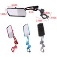 thumbnail image 2 of Set of 2 Bicycle Mirrors, 1 Pair 360 ° Adjustable Rotatable Rear View Bicycle Mirrors, Bicycle Rear View Mirrors, Bicycle Mirror for Scooter, Road Bike MTB, 2 of 5
