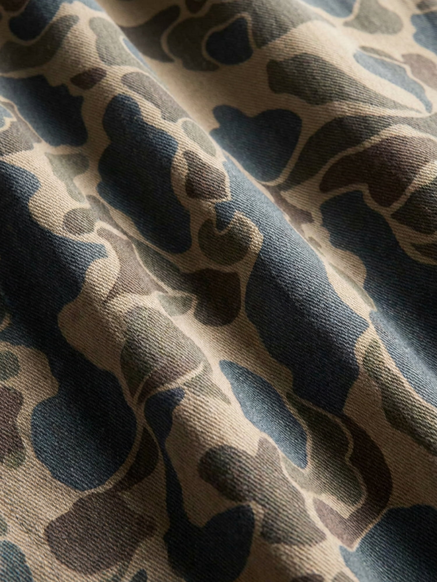 Free Assembly Men's Cotton Camo Utility Jacket, Sizes XS-3XL