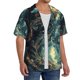 thumbnail image 2 of Fotbe Enchanted Forest Skull Path Camisa Estampada de Manga Corta para Hombre, Casual de Verano, Estilo Playero, Sin Arrugas-X-Large, 2 of 5