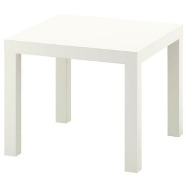 Side table, white, INDPPR WOOD