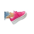 thumbnail image 1 of Daeful Espadrilles de Mode pour Femmes à Tige Basse Chaussures Décontractées Travail Bout Rond Confort Chaussures de Skate Rose Rouge 7.5, 1 of 4