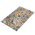 thumbnail image 2 of Cobble Stones Area Rugs Pebble Road Carpet Non-Slip Doormat for Living Room Bedroom Kitchen Floor Mat,(1'4"x2'), 2 of 7