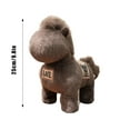 thumbnail image 2 of YaoZQ 2026 Lunar New Year Zodiac Horse Figurine Soft Cotton Plush Doll Luck Charm Souvenir for Living Room Beige, 2 of 8