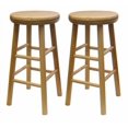 thumbnail image 1 of Winsome Oakley Swivel Seat Counter Stools, 2-Pc Set, Natural, 1 of 3
