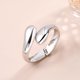 thumbnail image 5 of Brazalete tipo brazalete Joya Love Chunky Silver para mujer, 5 of 6