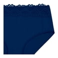 thumbnail image 3 of Pantaleta Berlei para Mujer, Completa Banda de Encaje Azul Talla G, 3 of 4