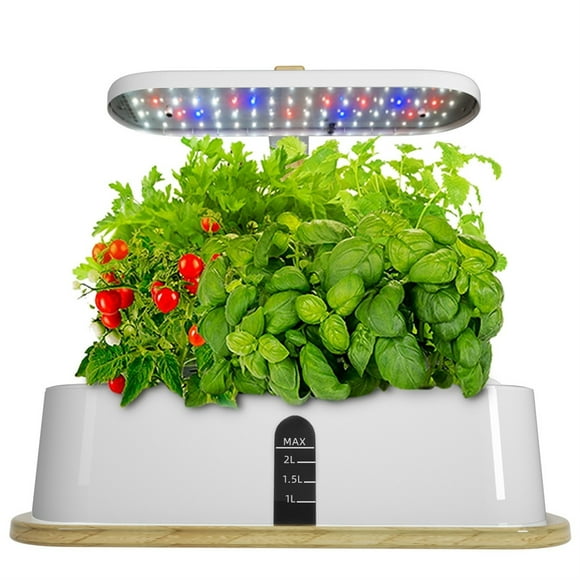 Indoor Garden Hydroponics Growing System 10 Pods Plant Germination Kit With LED Grow Light Garden Kit ,Easy Installation