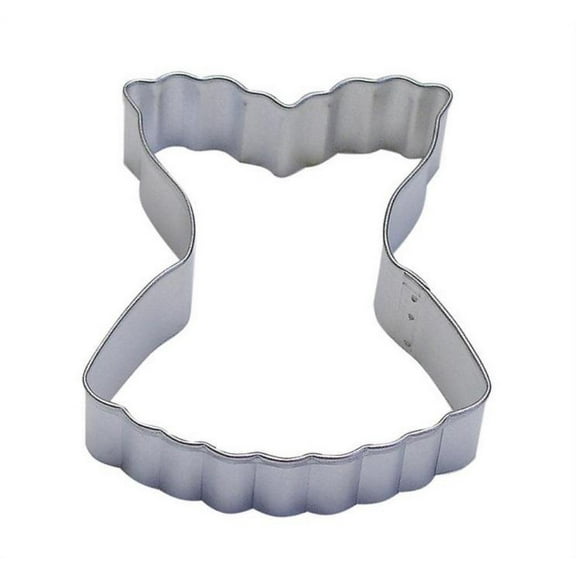 3.5” Corset Bustier Metal Cookie Cutter