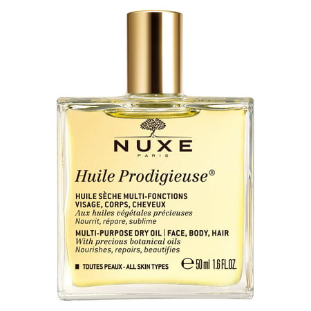 Nuxe Huile Prodigieuse Multi-Purpose Dry Oil Hair and Body Oil, 3.3 (Best Hair Fall Control Oil)