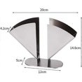 thumbnail image 2 of Stainless Steel Napkin Holder, Hollow Paper Napkin Holder, Modern Napkin Holder, for Dining Tab, 2 of 5