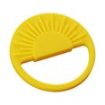 thumbnail image 1 of Dientes de bebé Molar de silicona Chupete de Molar Calmante Juguete Reutilizable Reutilizable Chupar Masaje Pacificante Juguetamiento Pulsera 167 Amarillo Methold BA002045-12, 1 of 7