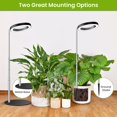 thumbnail image 3 of Grow Lights for Indoor Plants LED Full Spectrum Halo Plant Light Height Adjustable Growing Lamp with Detachable Base H H H Timer Brightness Ideal for Small Plants, 3 of 7