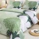 thumbnail image 3 of Sage Verde Bohemia Floral 3 Piezas Ropa de Cama Juego de edredón, 3 of 7