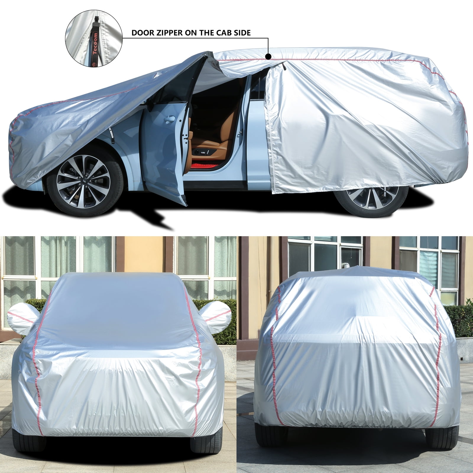 Tecoom Hard Shell Zipper Design Waterproof UV-Proof Windproof Car
