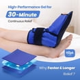 thumbnail image 4 of Funda de compresa de hielo para pie Hilph para alivio del dolor de tobillo, talla mediana, 4 of 7