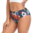 thumbnail image 2 of Fotbe Astronaut And Space Calzones Estampados para Mujer – Ropa Interior de Algodón, Cómoda, Suave y Elástica-3X-Large, 2 of 6