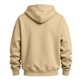thumbnail image 4 of Yutgune Men's Basic Pullover Hoodie, Plain Solid Long Sleeve Hooded Sweatshirt for Casual Everyday Wear, 4 of 7