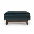 thumbnail image 7 of Simpli Home Owen 36" Wd. Small Rectangular Storage Ottoman in Distressed Dark Blue, 7 of 7