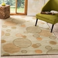 thumbnail image 2 of Safavieh  Handmade Modern Art Hanke Modern Polyester Rug Brown/Multi 9' x 12' 9' x 12' Indoor Living Room, Bedroom, Dining Room Rectangle, 2 of 5