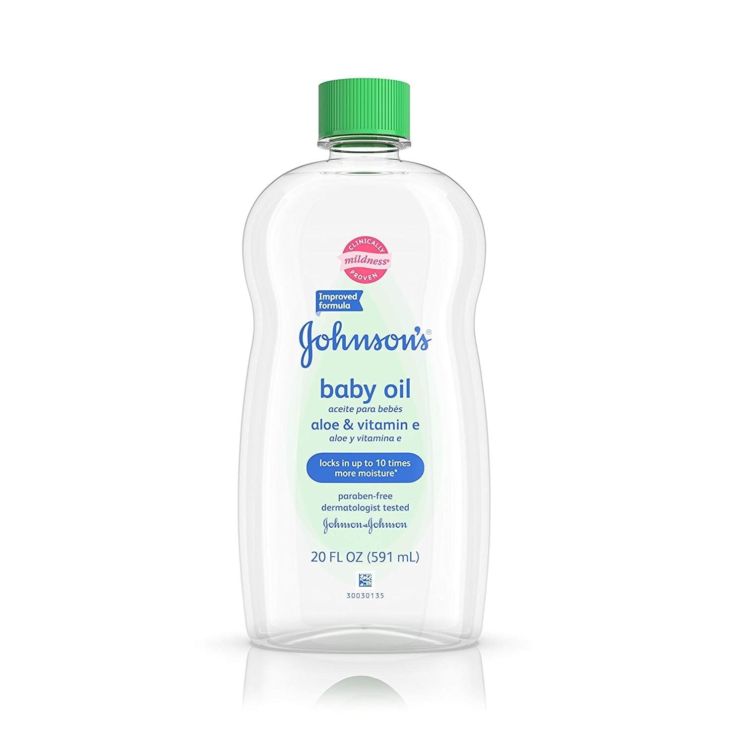 Johnson's Baby Oil With Aloe Vera & Vitamin E, 20 Oz Pack of 3