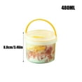 thumbnail image 2 of CanGonggg Leakproof Portable Food Storage Container With Handle Airtight Kitchen Pantry Organization For Dry Cereals Air Tight Containers for Smell Bread Container Airtight Container Home Freezer Meal, 2 of 3