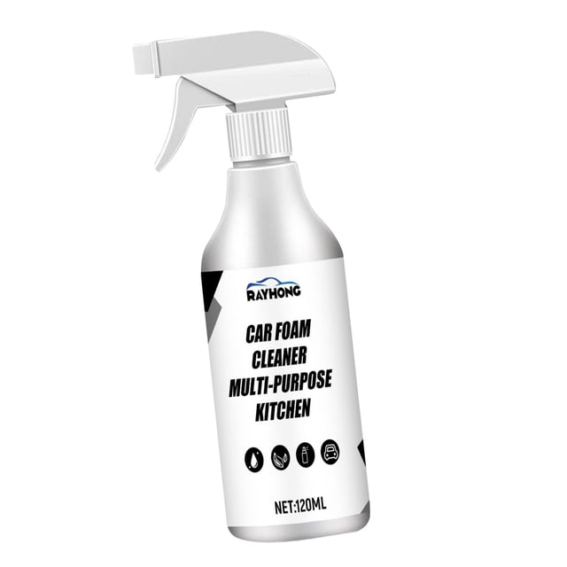 Limpiador de interiores de coche,Limpiador de espuma para coche Lavado de telas multiusos,Spray de limpieza interior del coche Tapicería Cocina,Quitamanchas para tapicería de